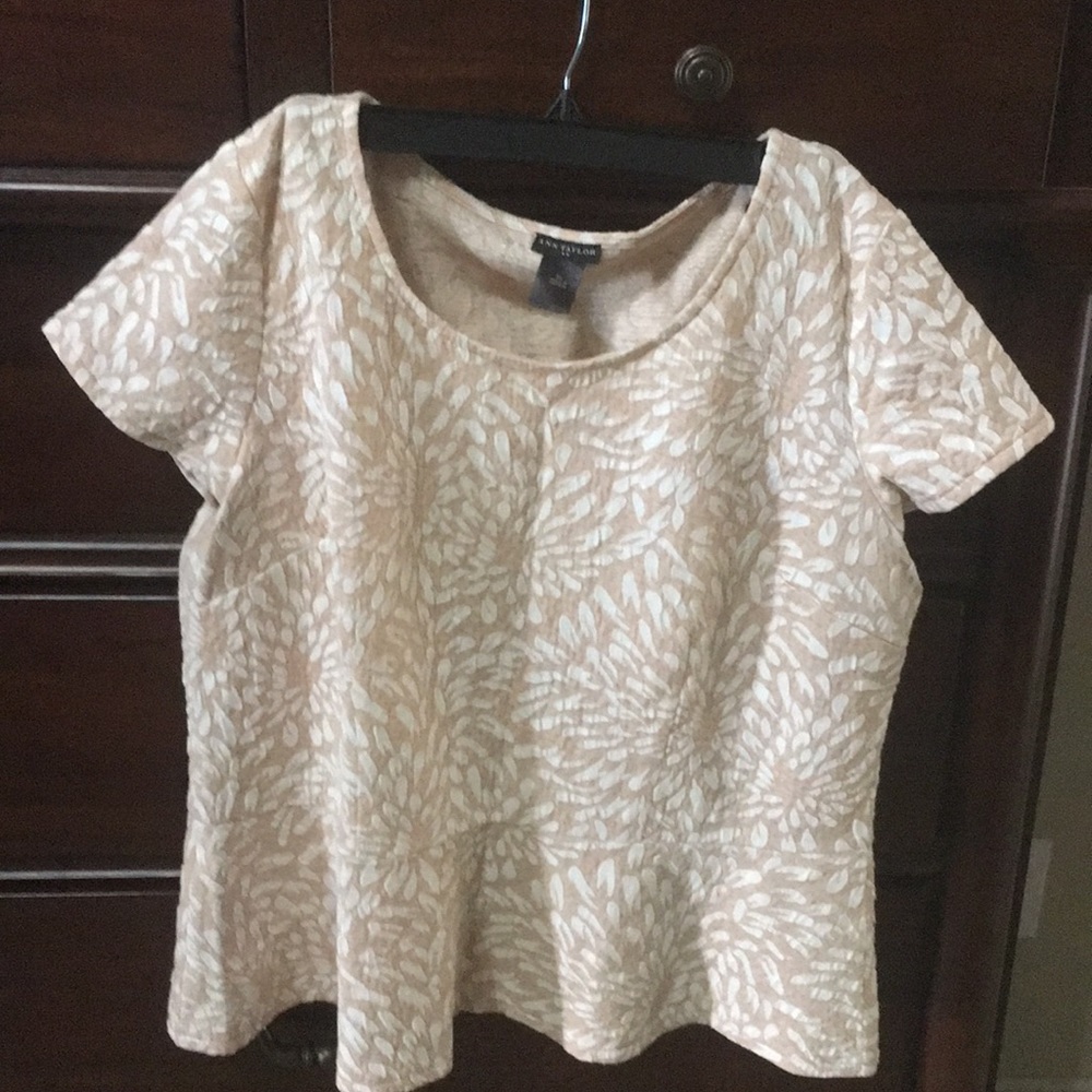 Ann Taylor Peplum Top